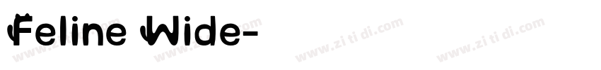 Feline Wide字体转换 Feline Wide字体转换